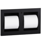 Bobrick B-35883.MBLK Recessed Multi-Roll Toilet Tissue Dispenser, Matte Black